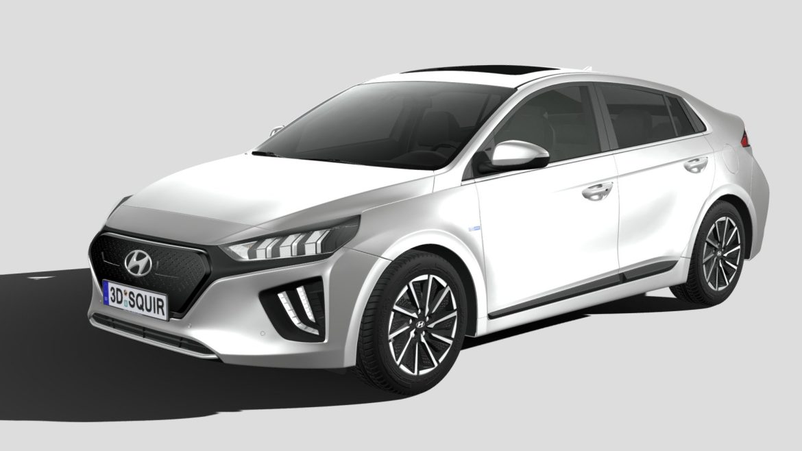 hyundai ioniq 2020 3d model