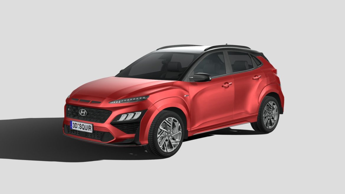 hyundai kona n line 2021 3d model