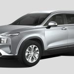 Hyundai Santa Fe 3d Model - Highly detailed 2021 Hyundai Santa Fe Basic 3D model, showcasing the SUV's exterior design and accurate proportions for professional visualization.