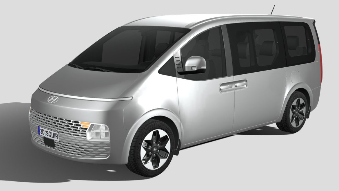 hyundai staria 2022 3d model
