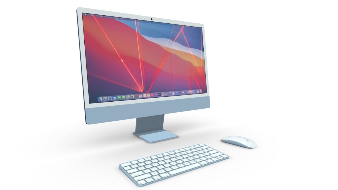 imac 2021 3d model