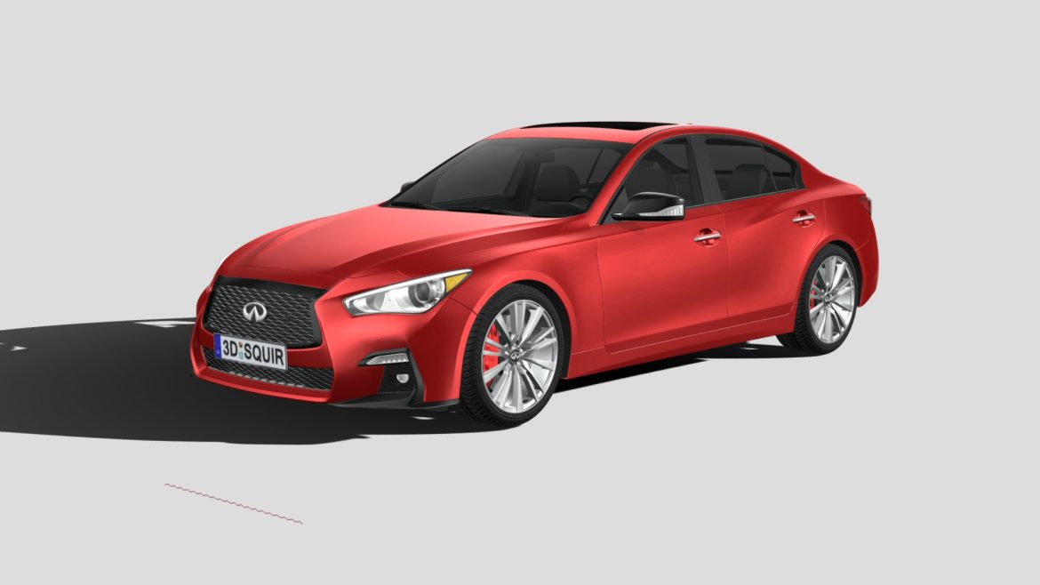 infiniti q50 2021 3d model