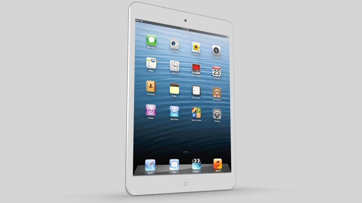 ipad mini 3d model