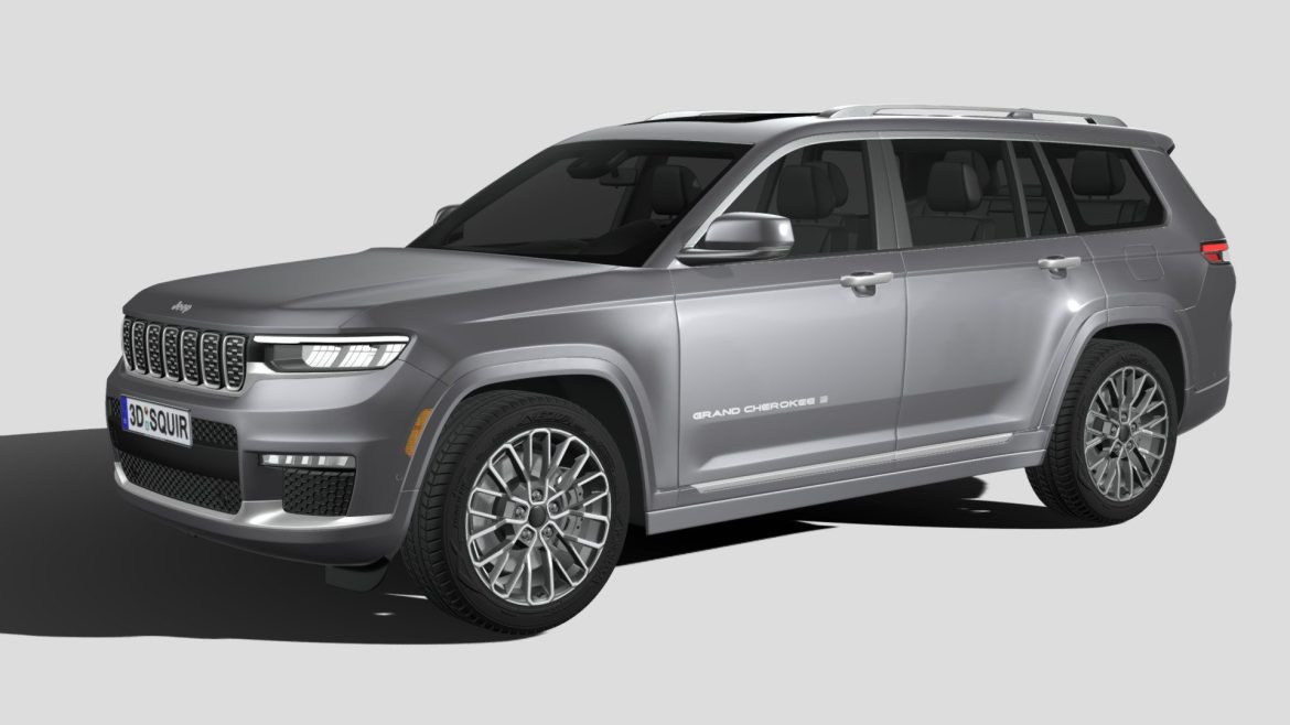 jeep grand cherokee l 2021 3d model