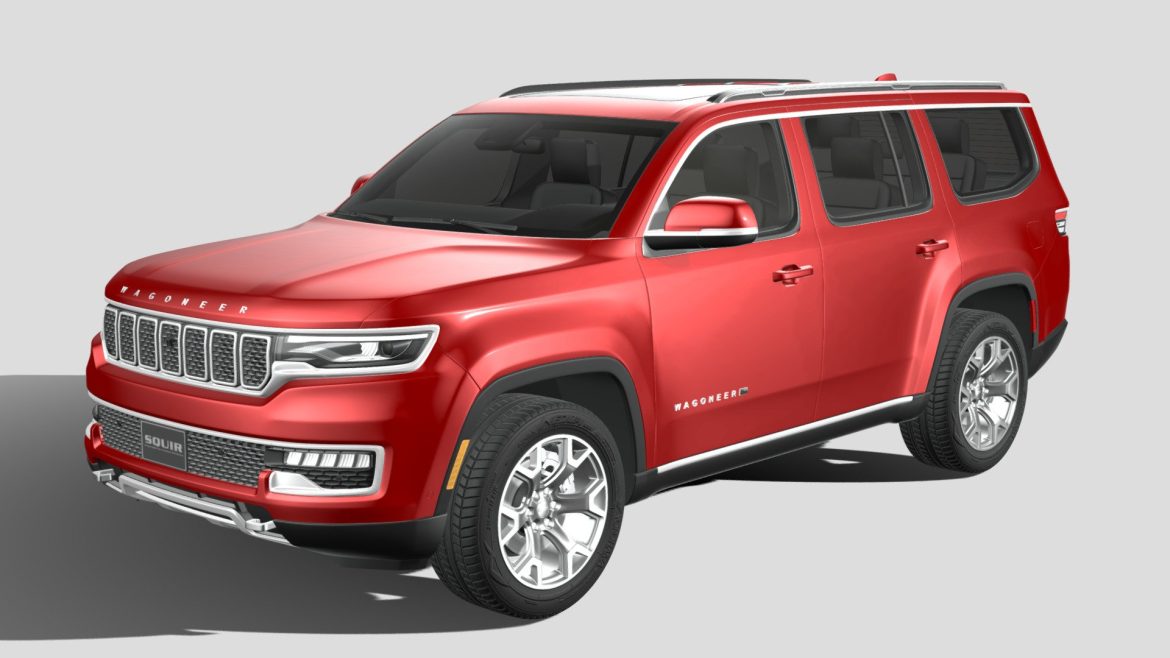 jeep wagoneer 2022 3d model