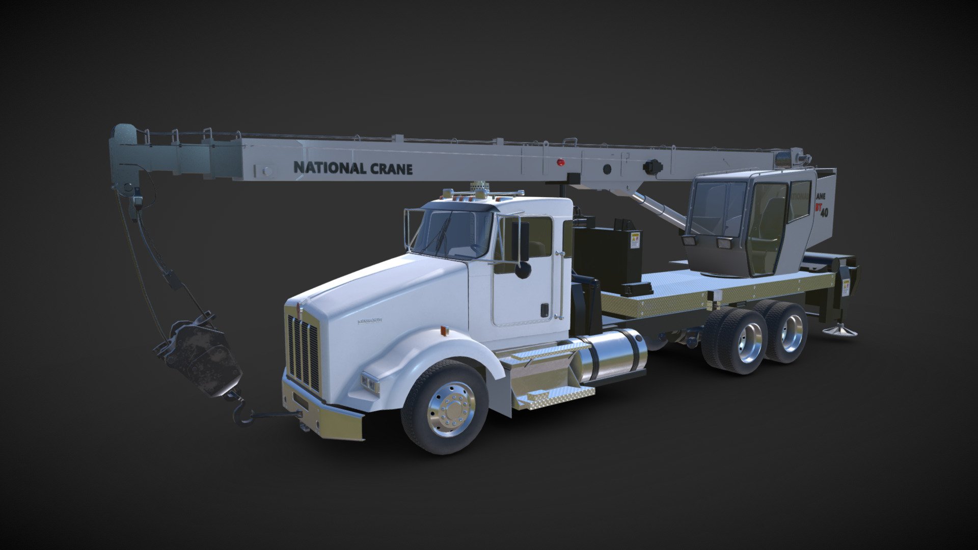 Kenworth T800 Crane Truck