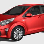 kia picanto 2021 3d model