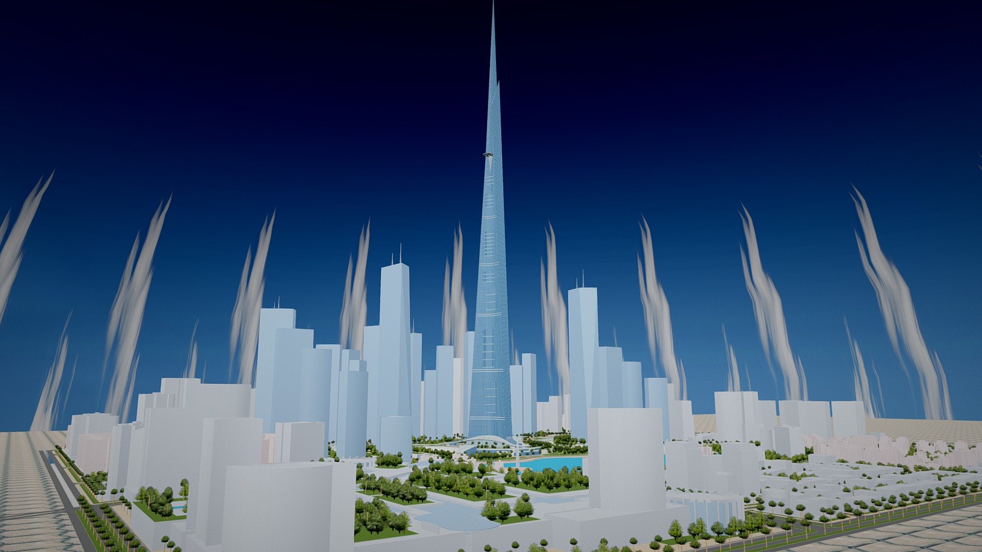 Kingdom Tower Yeddah Burj al-Mamlakah