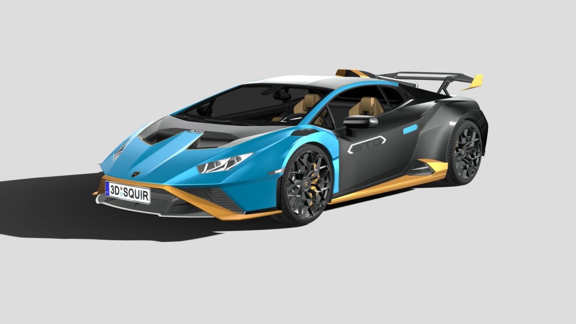 lamborghini huracan sto 2021 3d model
