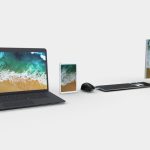 laptop tablet mouse keyboard and monitor pack 3d model