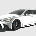 lexus ls500h f sport 2021 3d model