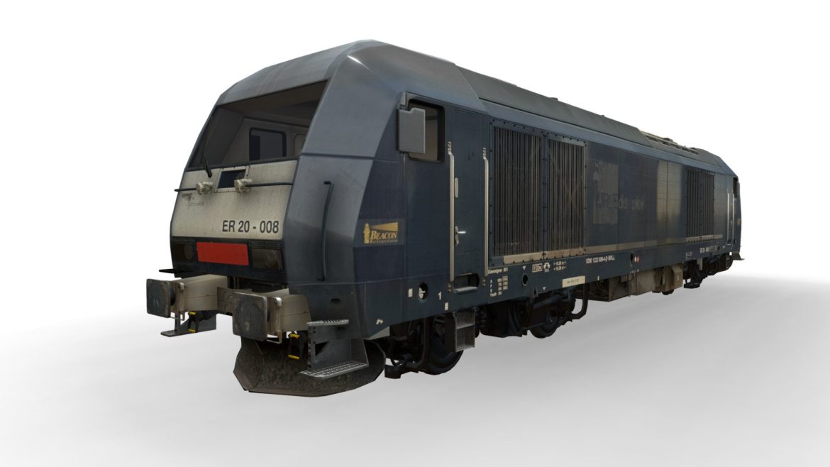 locomotive class 223 er20 008 brll 3d model