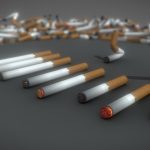 Low-Poly Cigarette Package