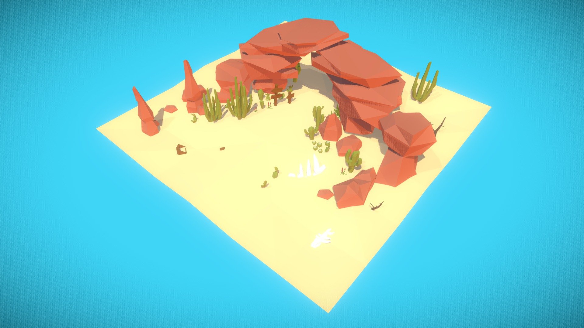 Lowpoly Desert 3