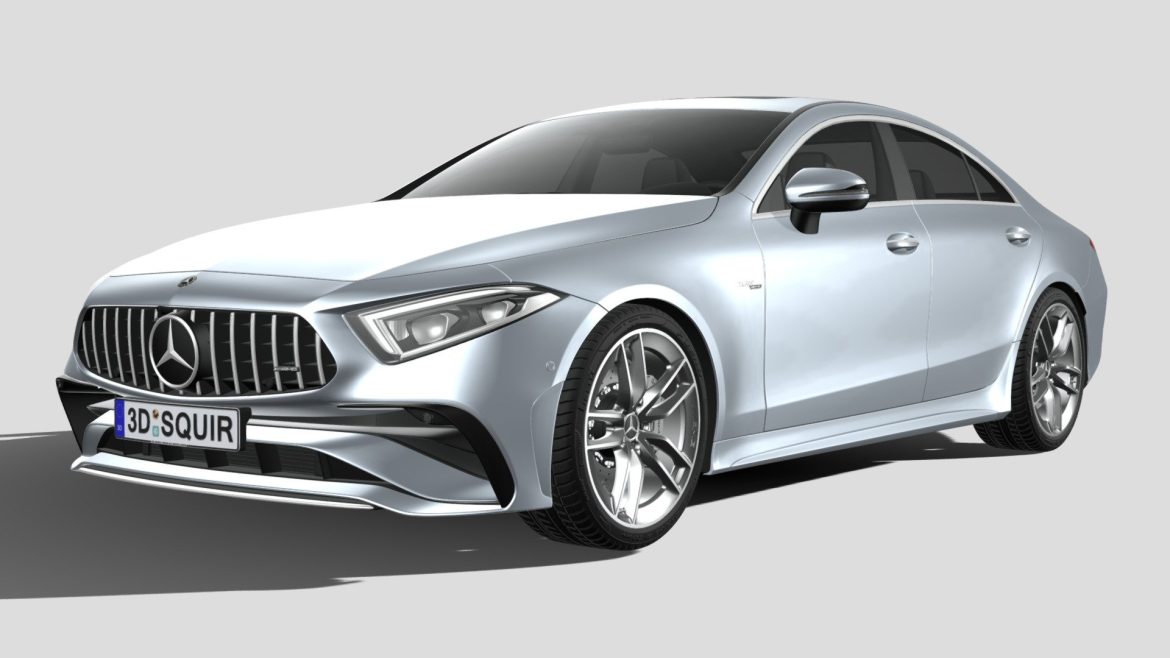 mercedes benz cls amg 2022 3d model