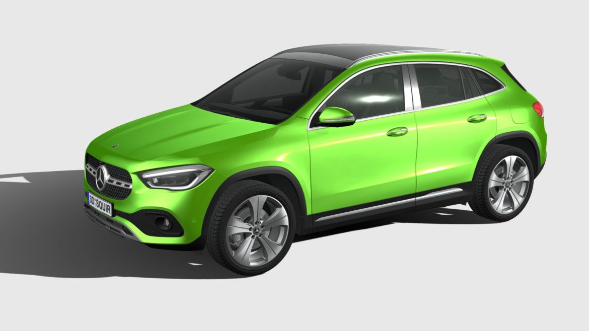 mercedes benz gla200 2021 3d model