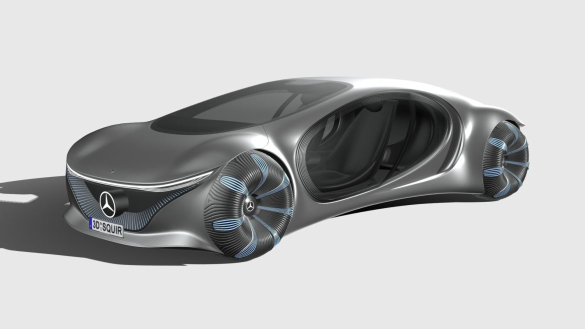 mercedes benz vision avtr concept 2020 3d model