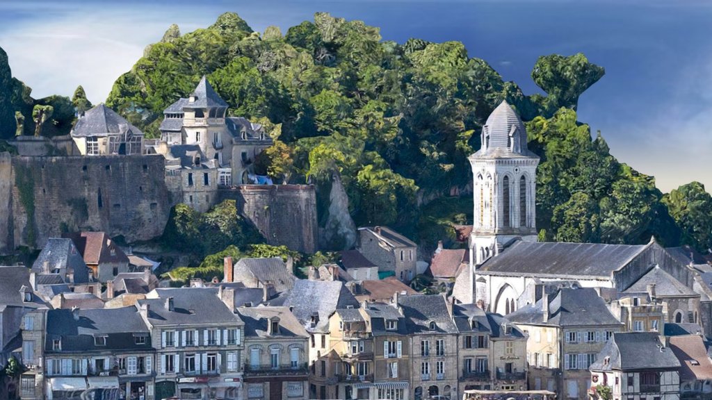 Montignac in Périgord (partial view)