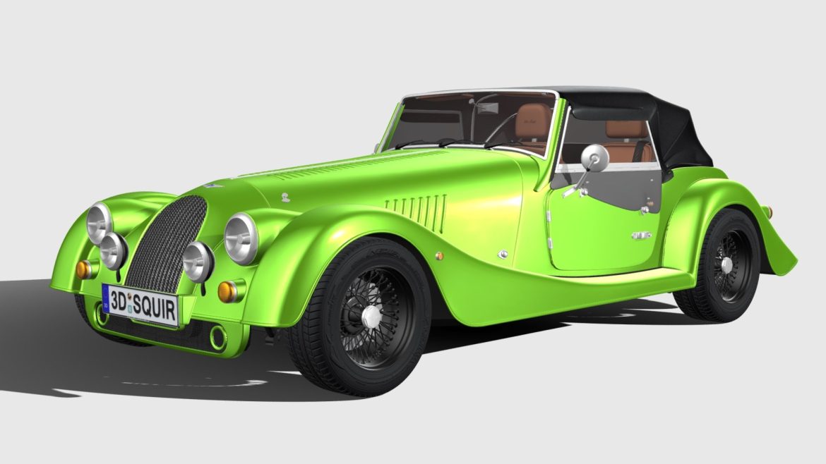 morgan plus four 2021 3d model