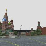 moscow red square russia 3d model