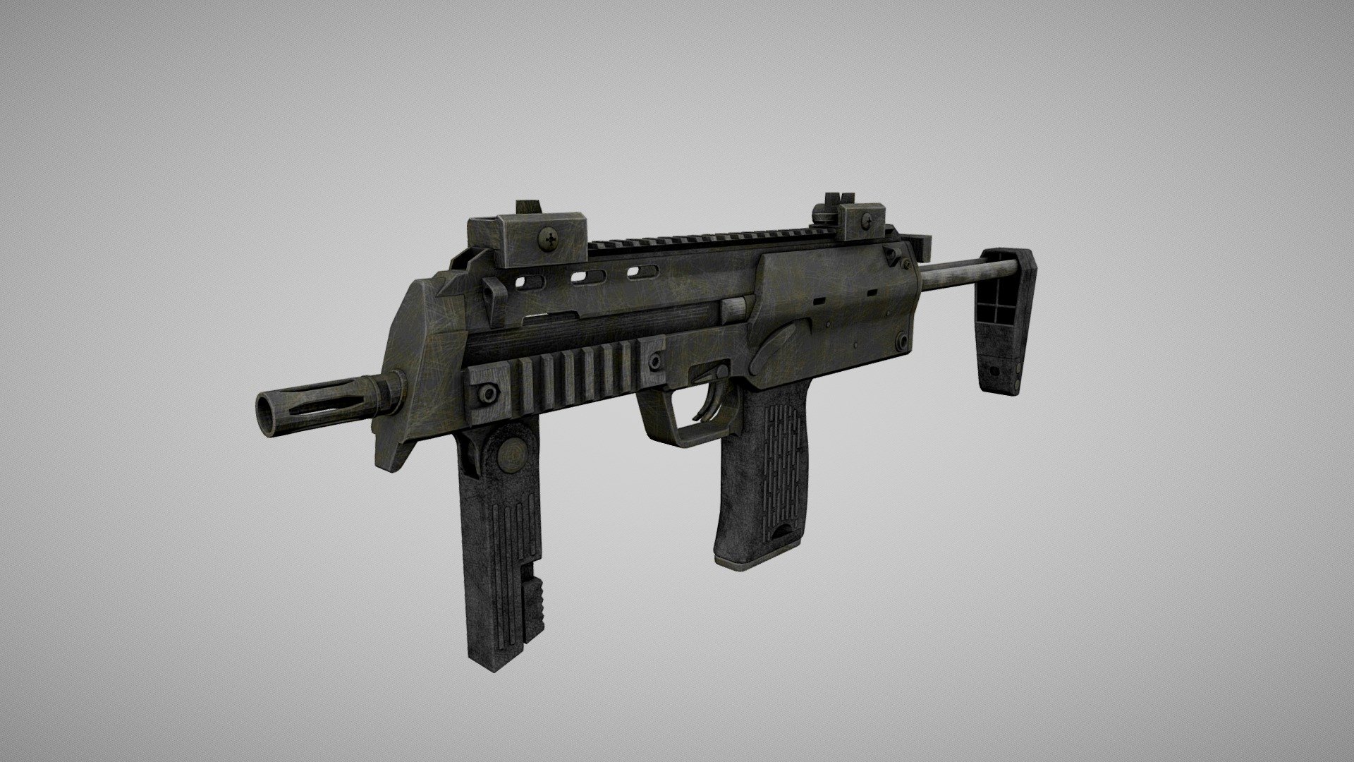 MP7A1 submachine gun
