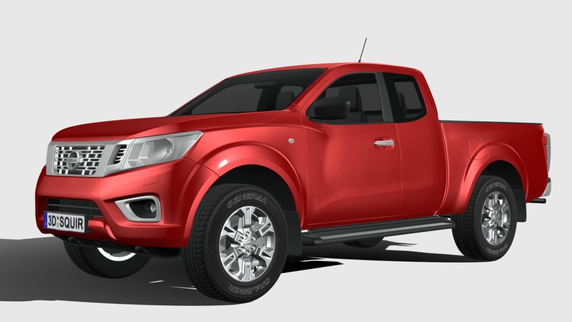 nissan navara 2020 3d model
