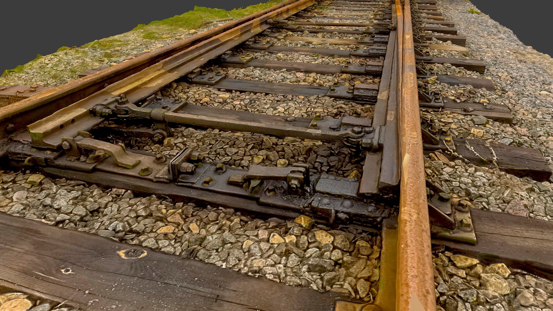 Old USSR Railroad (RAW 3dscan)