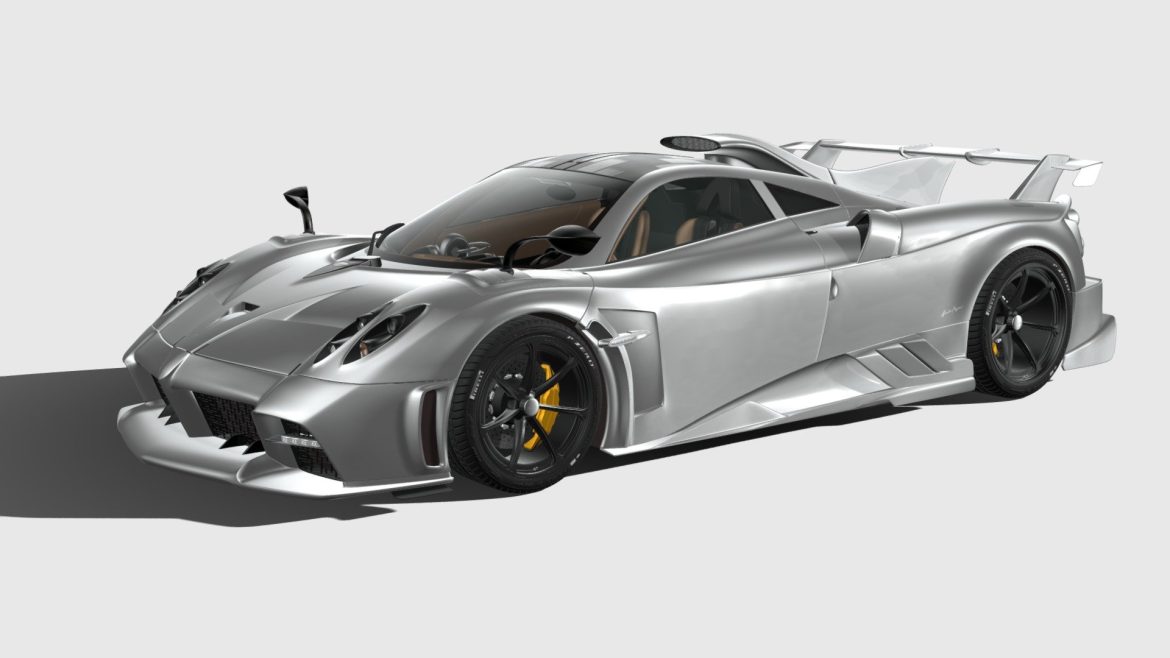 pagani imola 2021 3d model