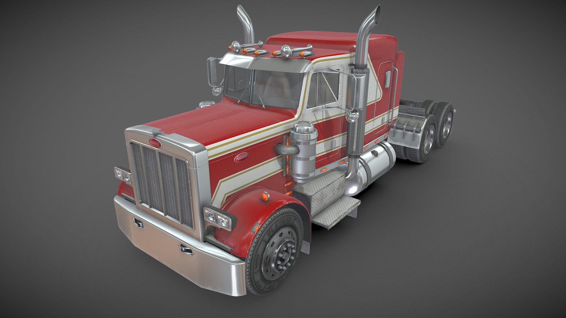 Peterbilt 359 semi truck