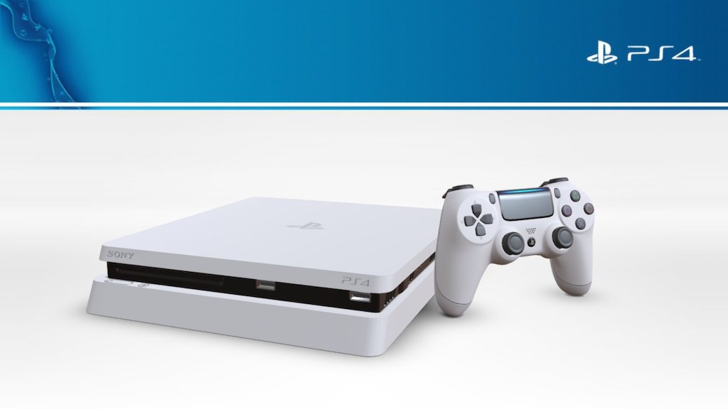 Playstation 4 Slim Glacier White