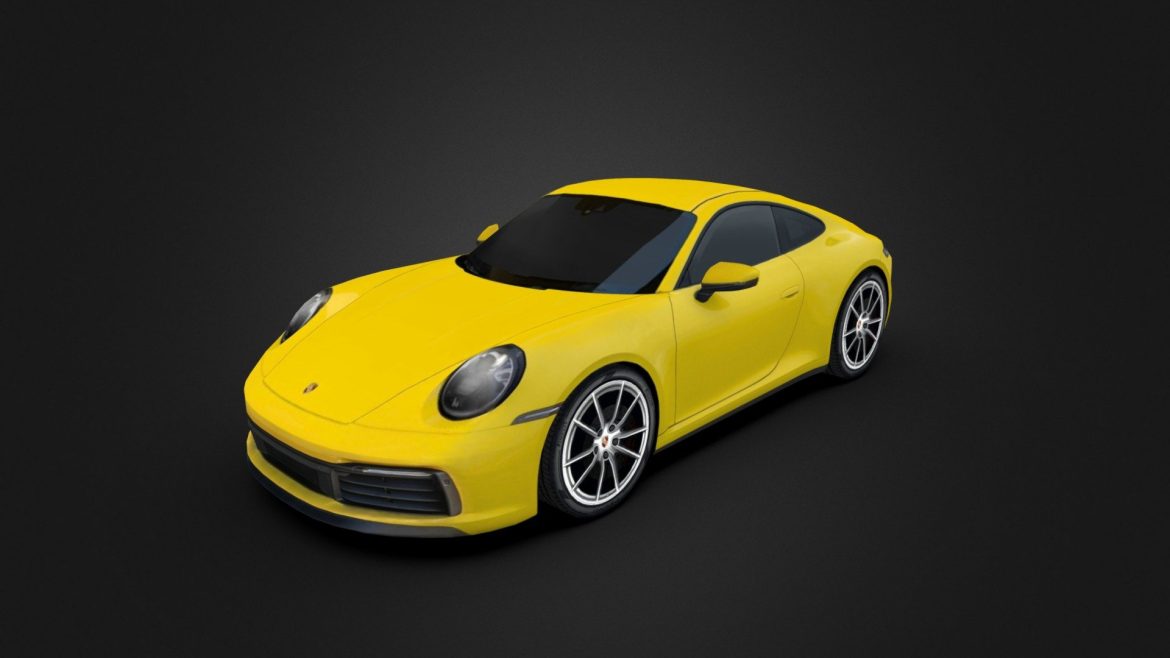 porsche 911 carrera s 992 3d model