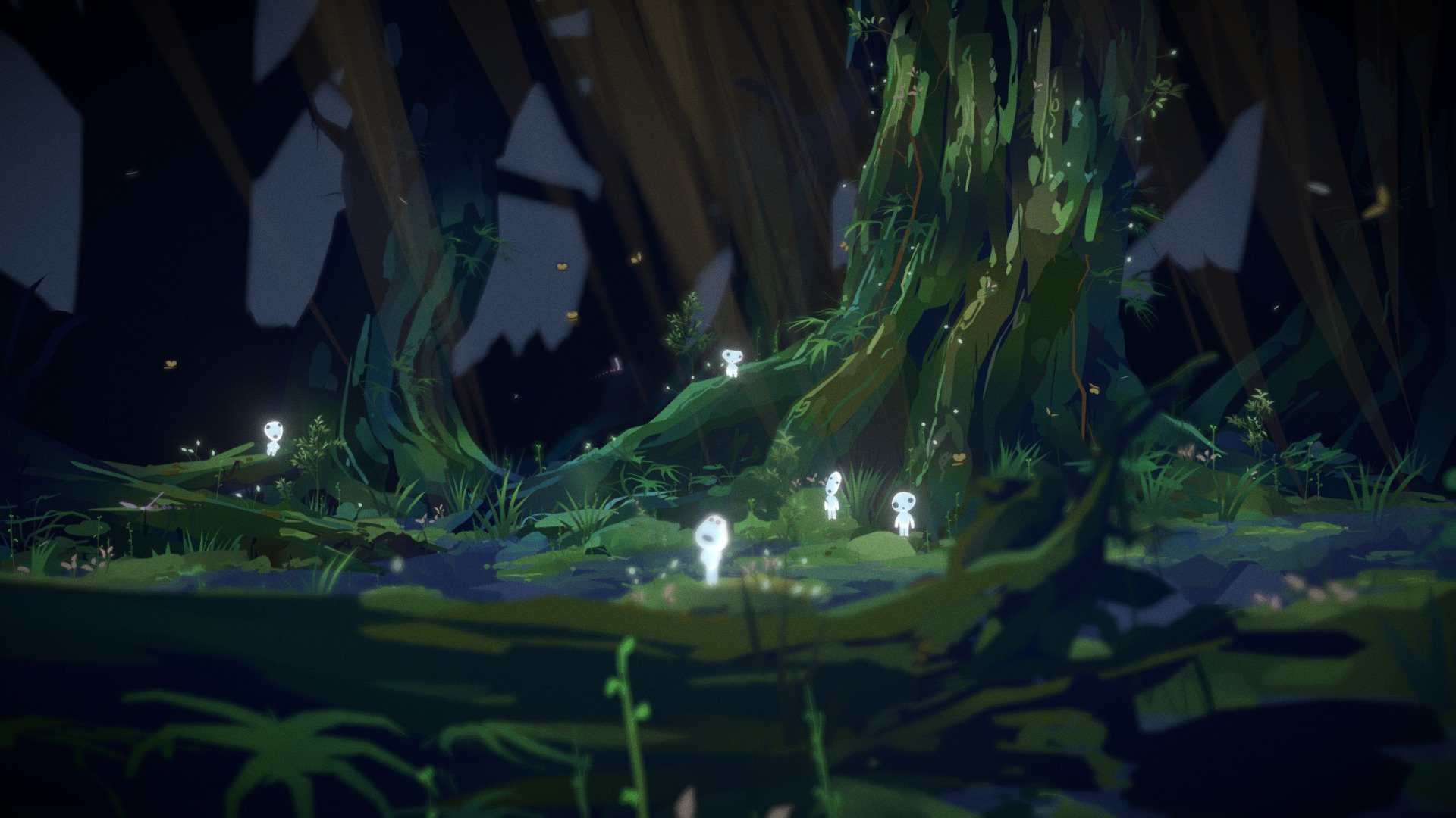 Princess Mononoke - Kodama spirit forest (VR) - deep3dsea
