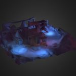 purple night 3d model
