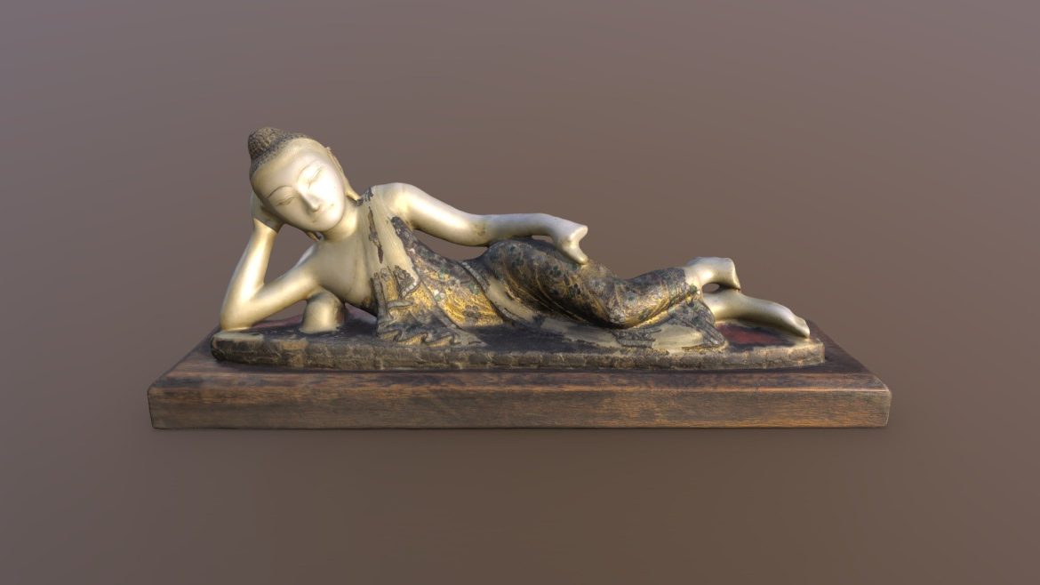 reclining buddha 3d model