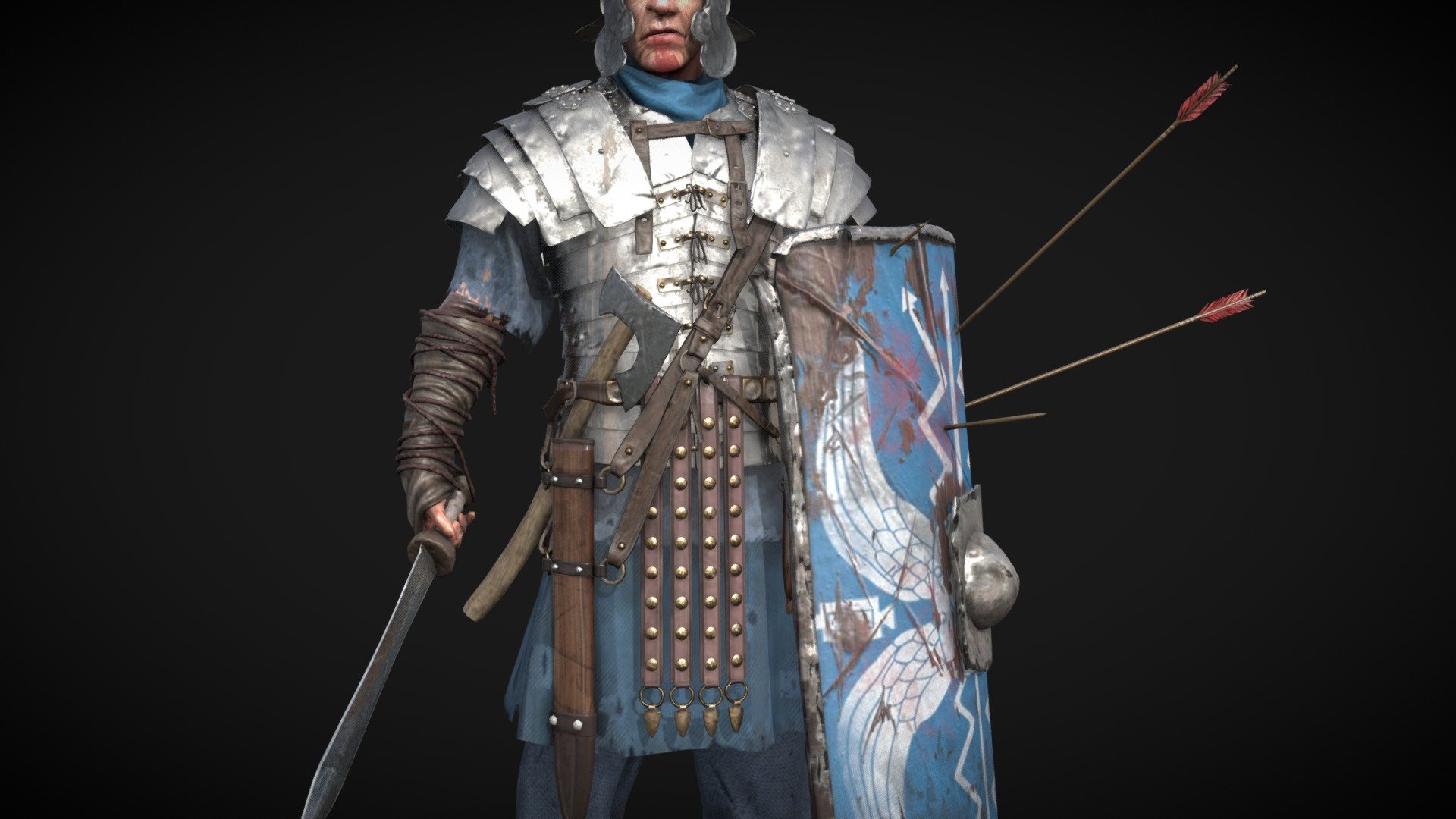 Roman warrior, legionary soldier