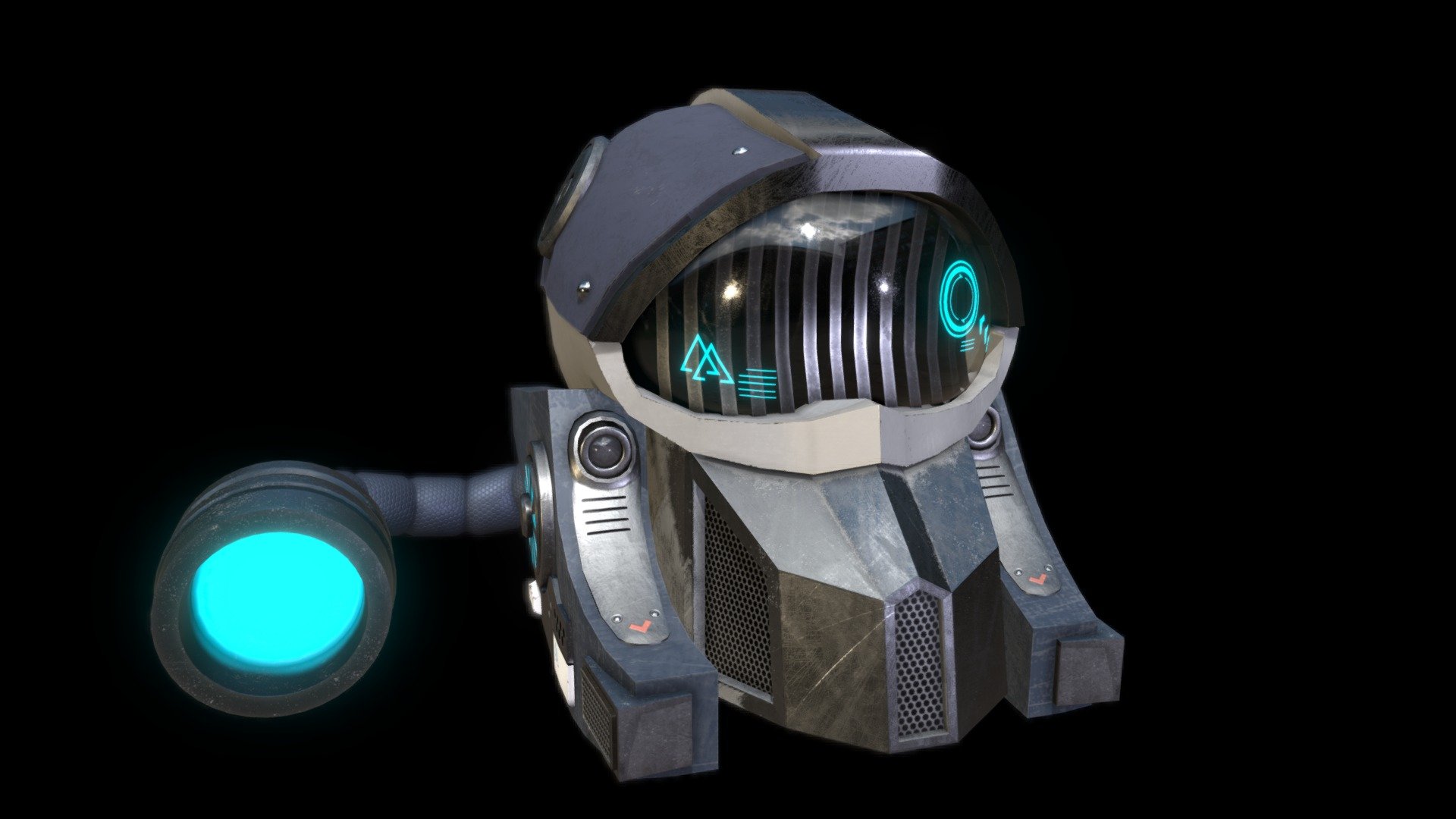 Sci-Fi Pilot’s Helmet