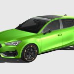 seat leon cupra 5 door 2021 3d model