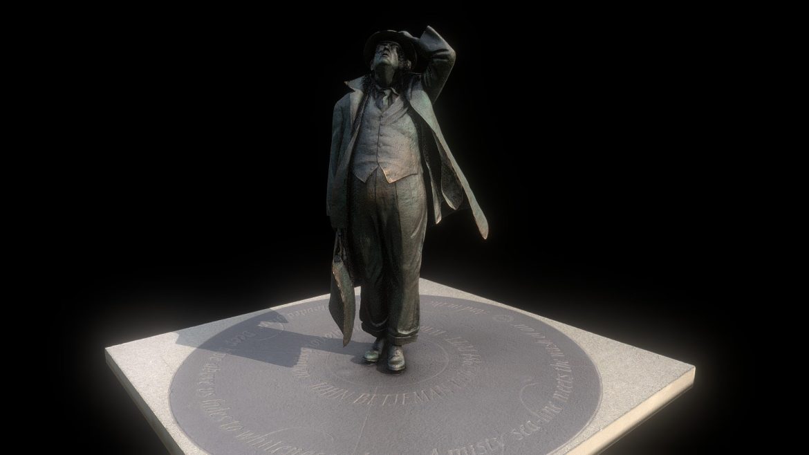 sir john betjeman 3d model