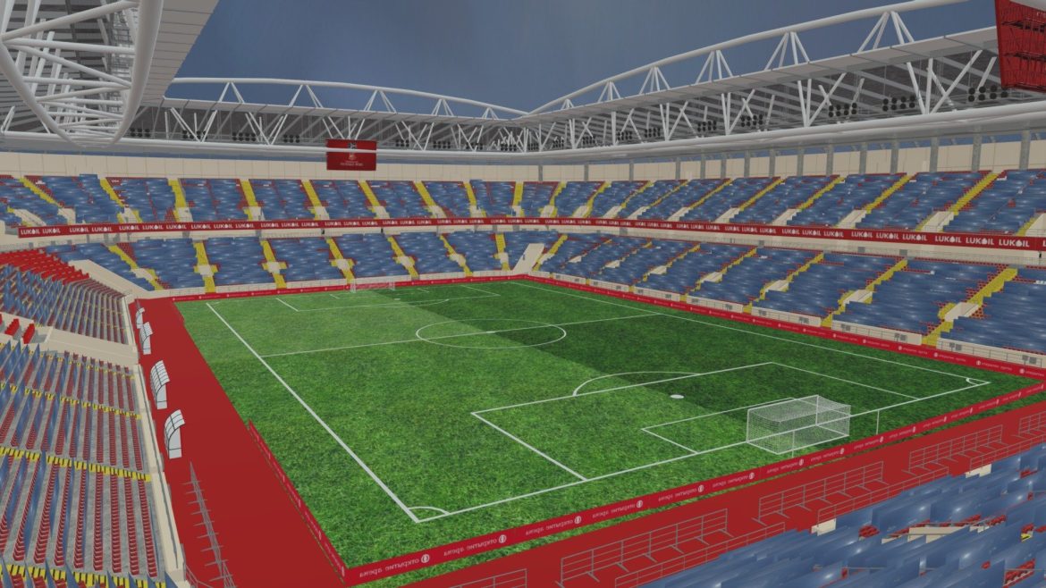 spartak arena moscow 3d model