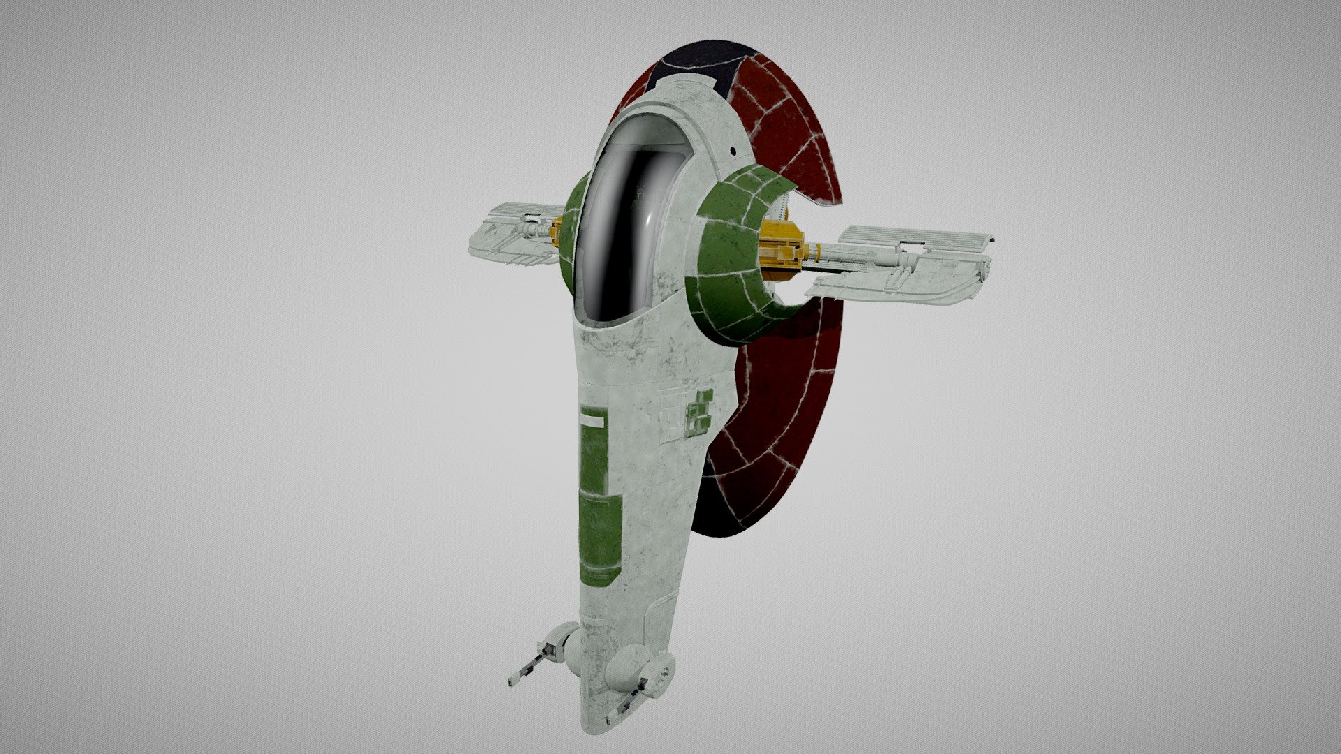 Star Wars Boba Fett Slave I space ship