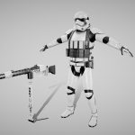star wars flametrooper 3d model