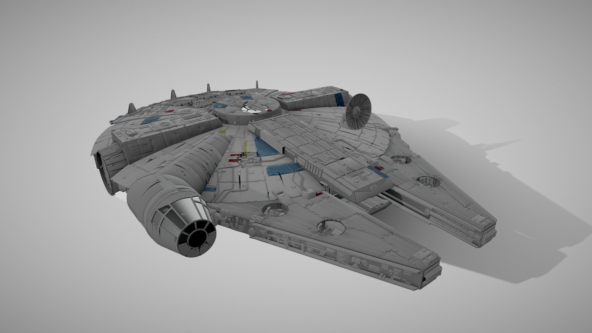 Star Wars Millennium Falcon Space Ship