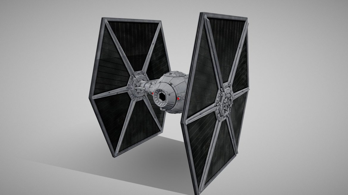 star wars tie fighter 3d model