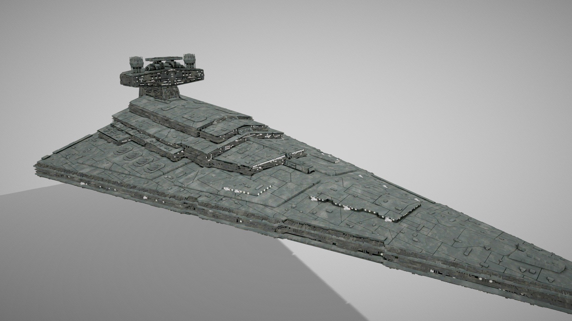 StarWars Star Destroyer with lights