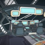 ToonSpaceship – Cockpit room