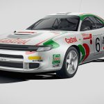 toyota celica wrc carlos sainz 1991 3d model