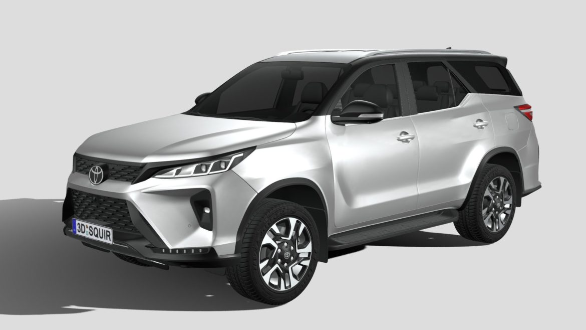 toyota fortuner trd 2021 3d model