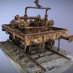 Train machinery photogrammetry scan (wip)