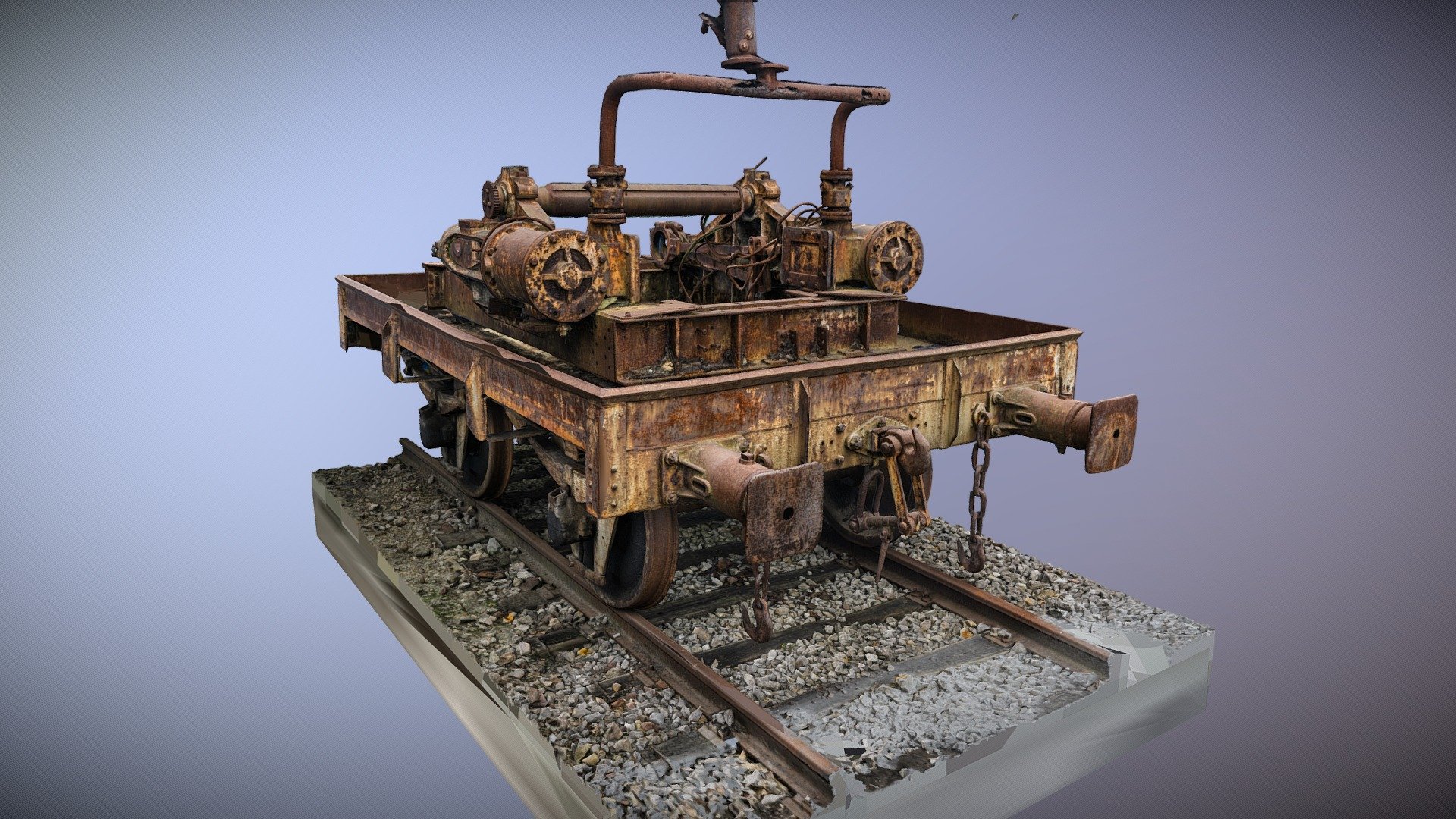 Train machinery photogrammetry scan (wip)