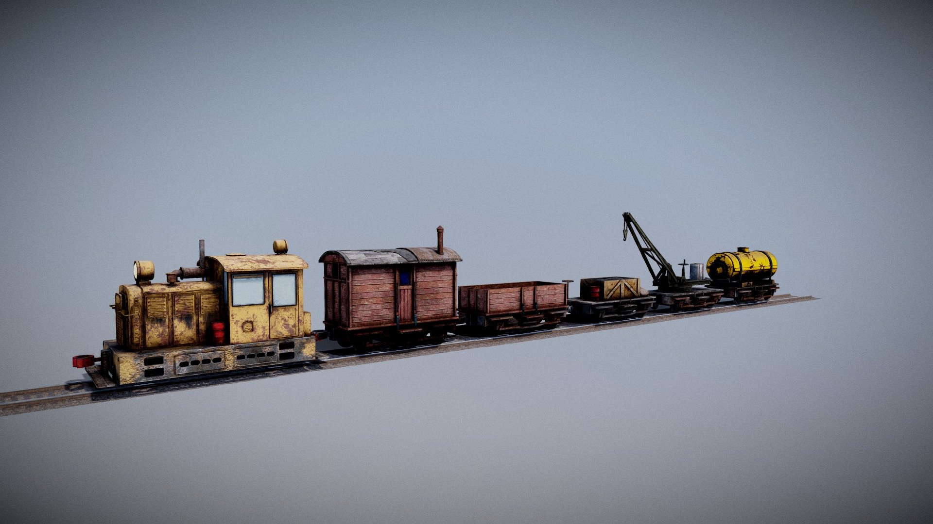Train Vintage Industrial